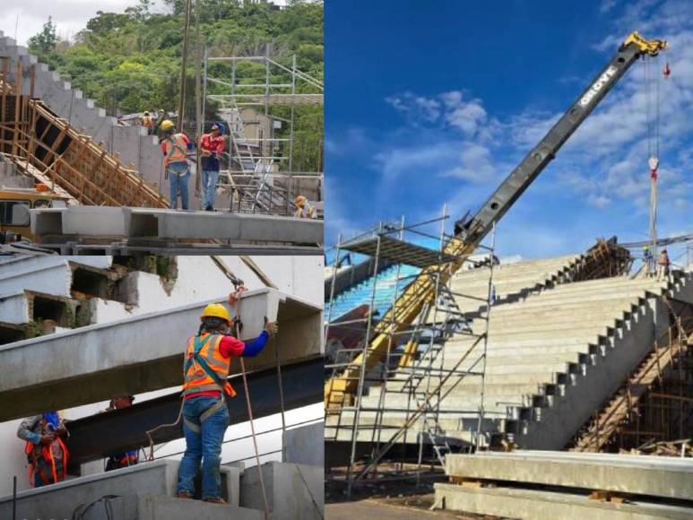 FOTOS: Así luce el Estadio Nacional con las primeras graderías instaladas ¡Hay avances!