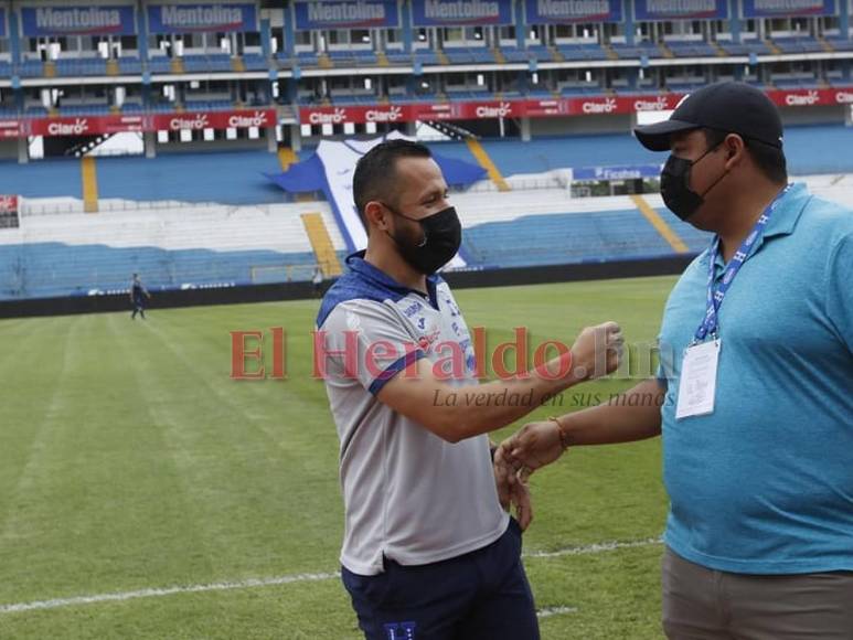 Así fue la llegada de la Selección de Honduras y México al Olímpico