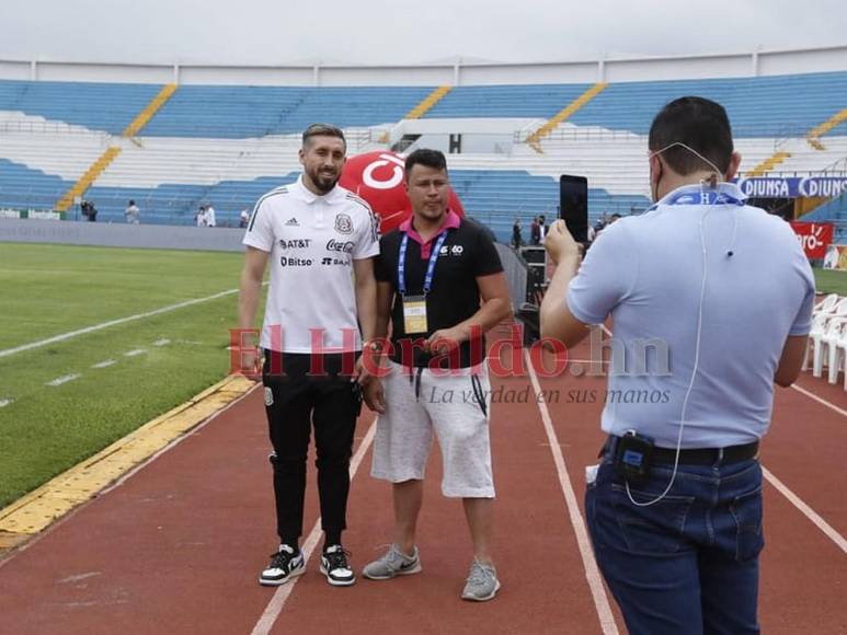 Así fue la llegada de la Selección de Honduras y México al Olímpico