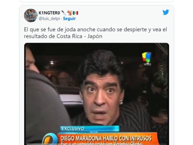 Los mejores memes del triunfo de Costa Rica contra Japón