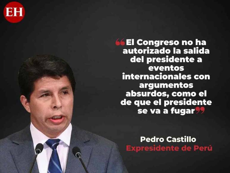 Frases de Pedro Castillo al anunciar disolución del Congreso Nacional y declarar estado de excepción en Perú