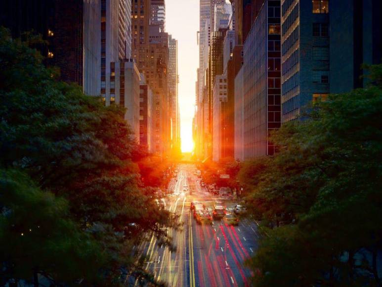 ¿Qué es Manhattanhenge, el fenómeno solar que afecta Nueva York?