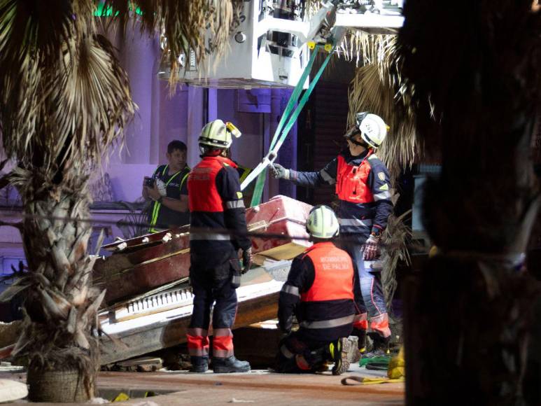 Tragedia en Mallorca: cuatro muertos y unos veinte heridos deja derrumbe de restaurante