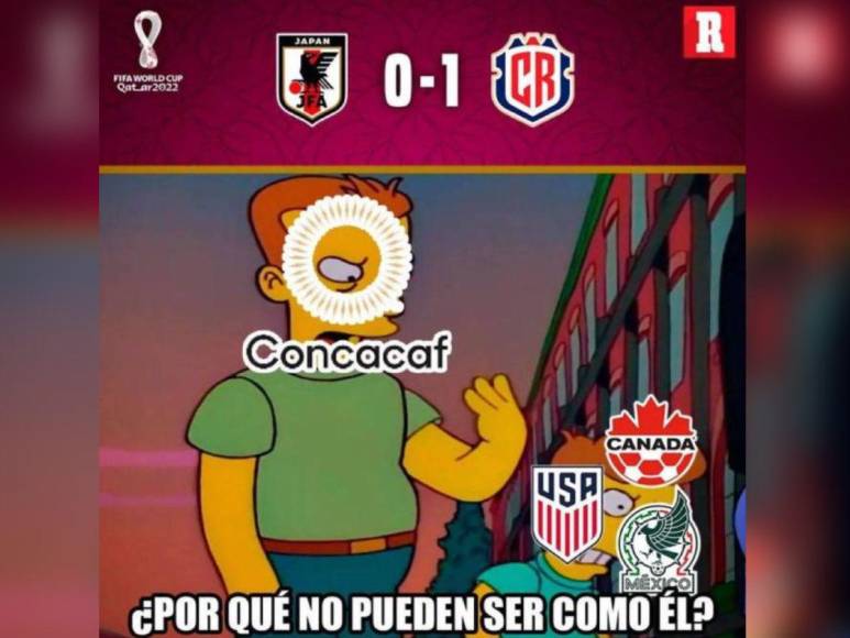 Los mejores memes del triunfo de Costa Rica contra Japón