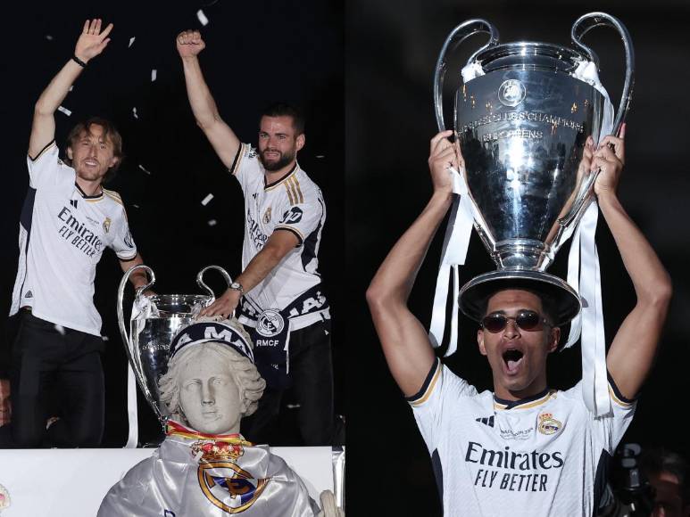 Real Madrid festejó en Cibeles la Decimoquinta Champions con miles de aficionados