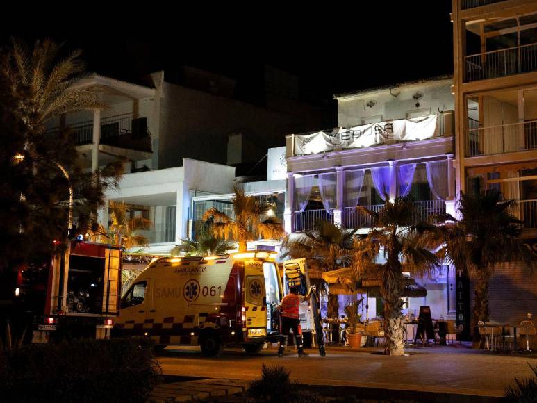 Tragedia en Mallorca: cuatro muertos y unos veinte heridos deja derrumbe de restaurante