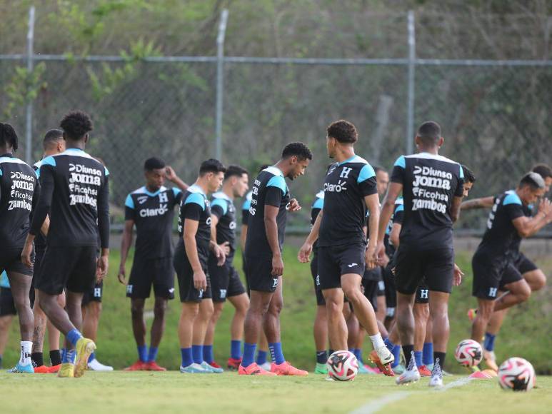 Armonía y arduo trabajo en entrenamiento de Honduras previo a duelo con Cuba
