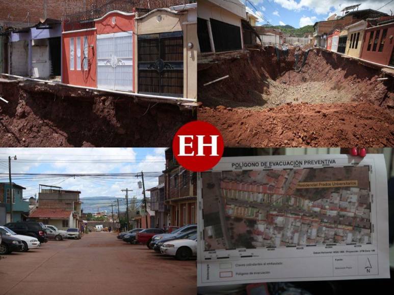 Prados Universitarios está bajo la amenaza de dos nuevos hundimientos (Fotos)