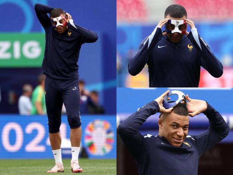 Eurocopa 2024: Kylian Mbappé usará una máscara especial tras la fractura en la nariz