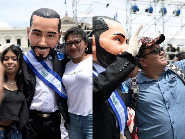Desde el beso hasta disfraces: curiosidades que dejó la toma de posesión de Bukele