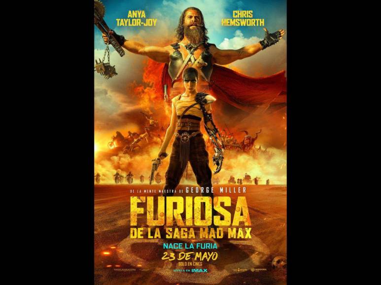 “Furiosa”, de la saga Mad Max, llega a cines de Honduras y el mundo
