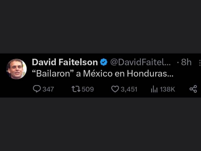 Así explotó Faitelson contra México y alabó el fútbol de Honduras