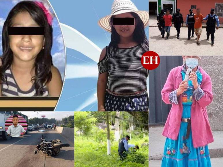 Trágicas muertes, capturas y hallazgos: el resumen semanal de sucesos en Honduras