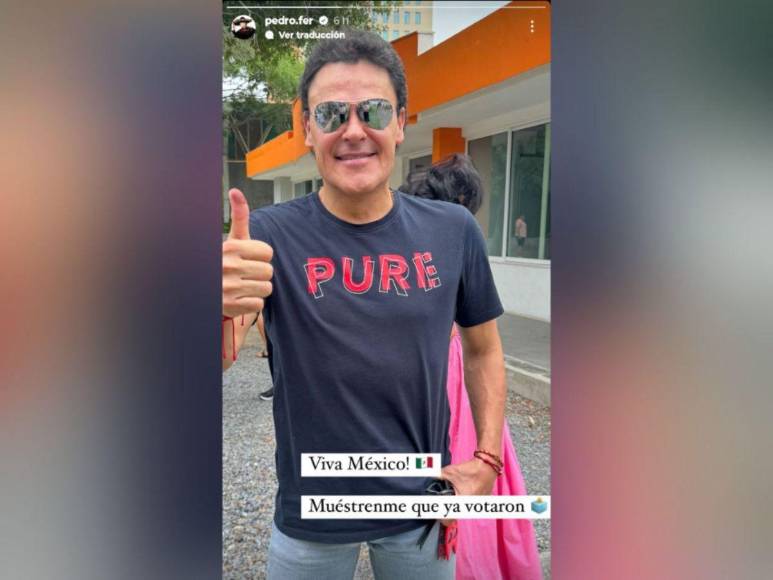 Famosos que fueron a votar en las elecciones de México 2024