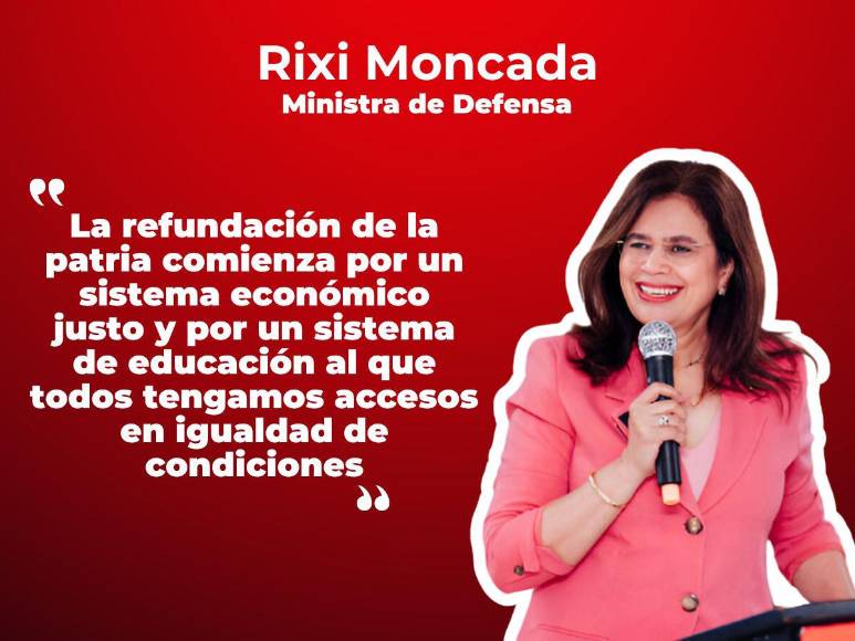 Rixi Moncada: “Soy víctima del golpe de Estado junto a mi familia”