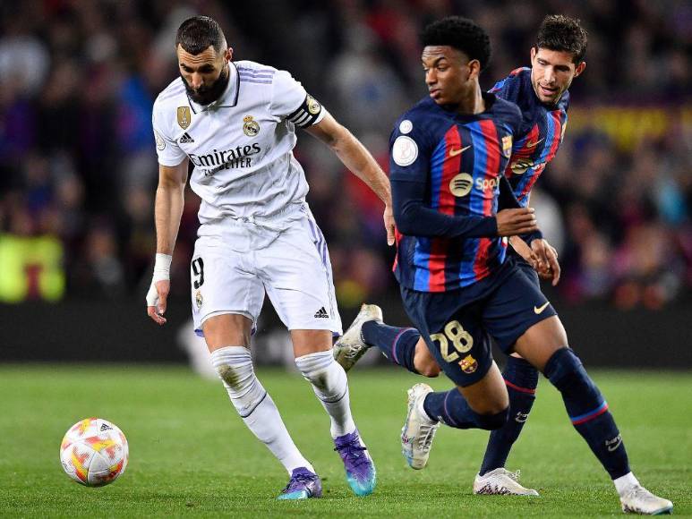 Las imágenes que dejó la goleada 4-0 de Real Madrid a Barcelona en la Copa del Rey