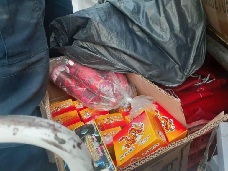 Decomisan fuerte cargamento de pólvora en mercados de Comayagüela