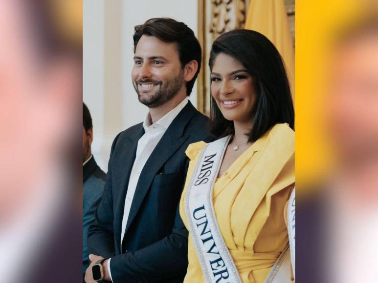 Reacción de Niels Olsen, ministro de Ecuador, al ver a Sheynnis Palacios