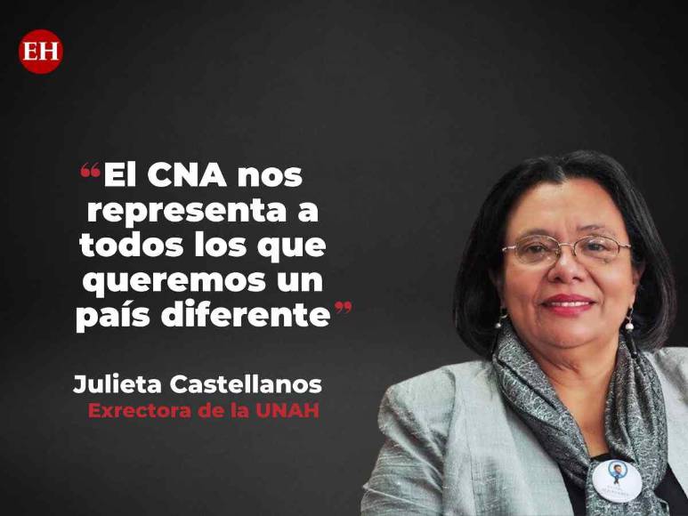Las frases de Julieta Castellanos respaldando al CNA ante cuestionamientos desde el gobierno