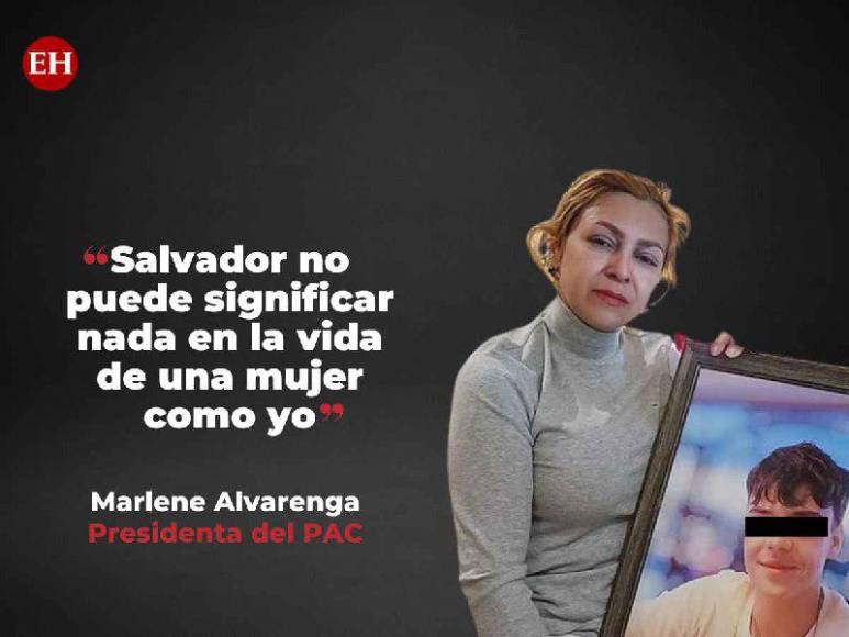 Las crudas frases de Marlene Alvarenga contra Salvador Nasralla por la muerte de su hijo