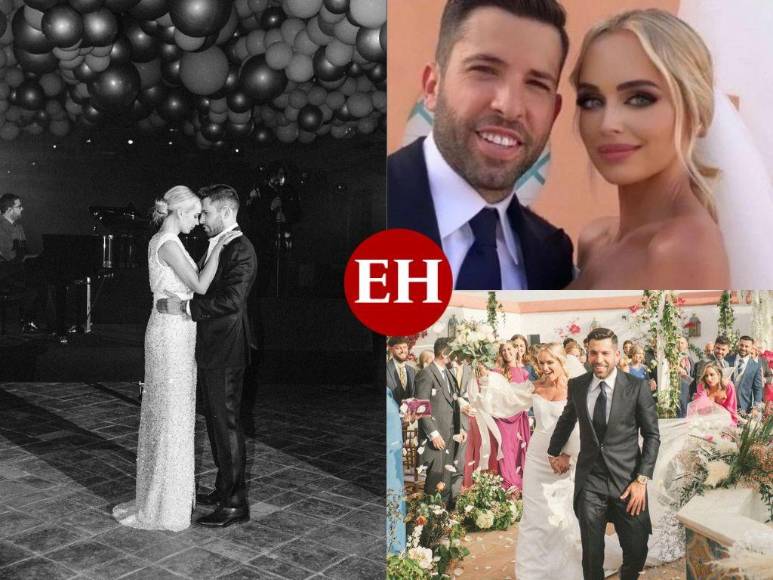 Fotos: Así fue la romántica y elegante boda de Jordi Alba y Romarey Ventura
