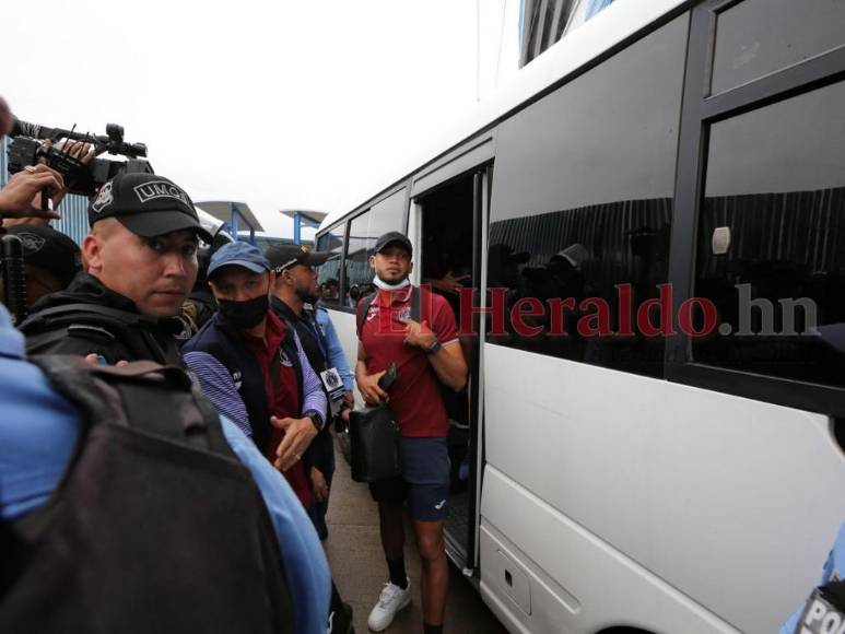 En medio de algarabía de su afición llega Motagua al Chelato Uclés (Fotos)