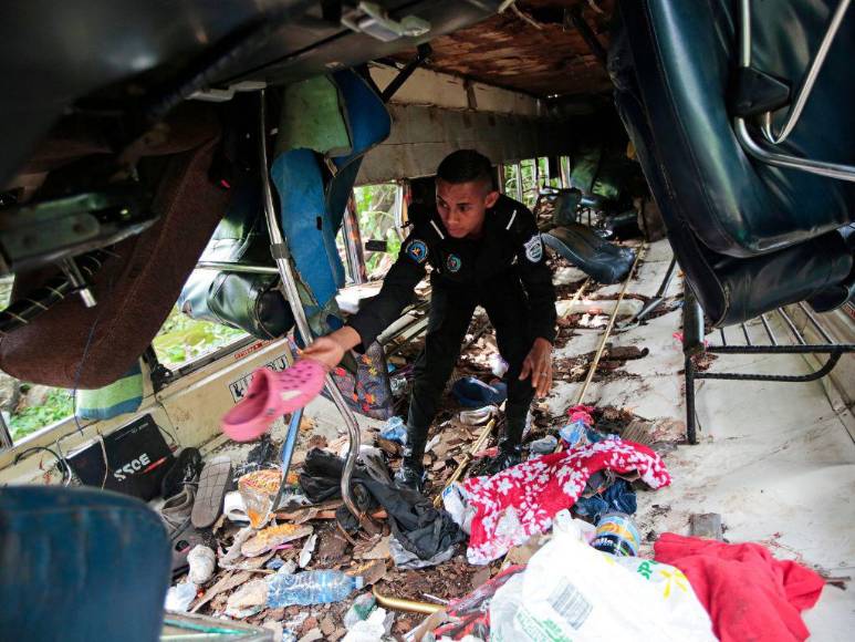 Así fue el trágico accidente vial que dejó 16 muertos en Nicaragua (Fotos)