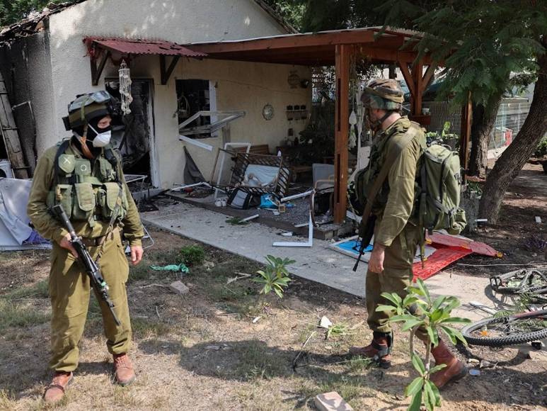 Kfar Aza, donde un tercio de su gente -entre ellos 40 bebés- fue masacrada por Hamás