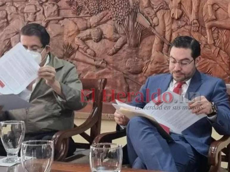 Con expectativas de resolver crisis, así fue el ambiente en reunión entre Mel Zelaya y Jorge Cálix (FOTOS)