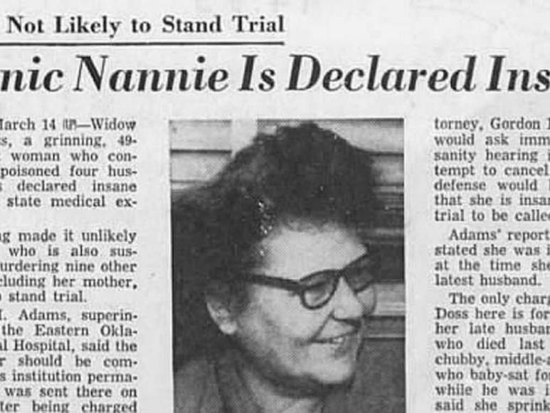 El caso de ‘Nannie Doss’, la mujer que asesinó a 4 maridos, 2 hijas, 2 nietos y una suegra