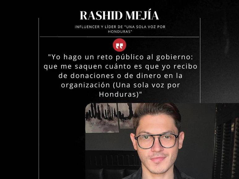 “Hay paramilitares venezolanos, cubanos y nicaragüenses en Honduras”: Frases de Rashid Mejía tras agresiones
