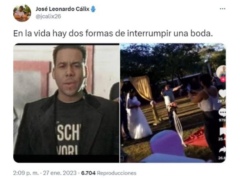 ‘El Piqué hondureño’: Los divertidos memes y reacciones que dejó la boda interrumpida en Choluteca