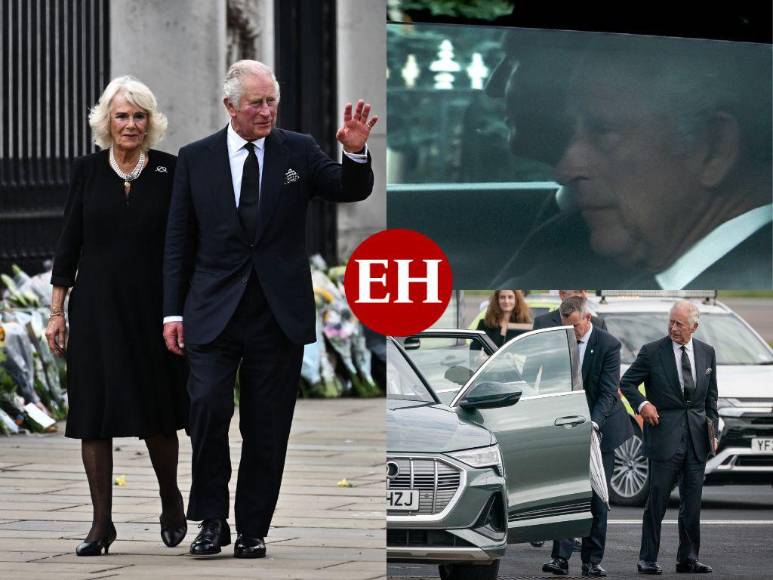 Las primeras imágenes del rey Carlos III tras la muerte de Isabel II