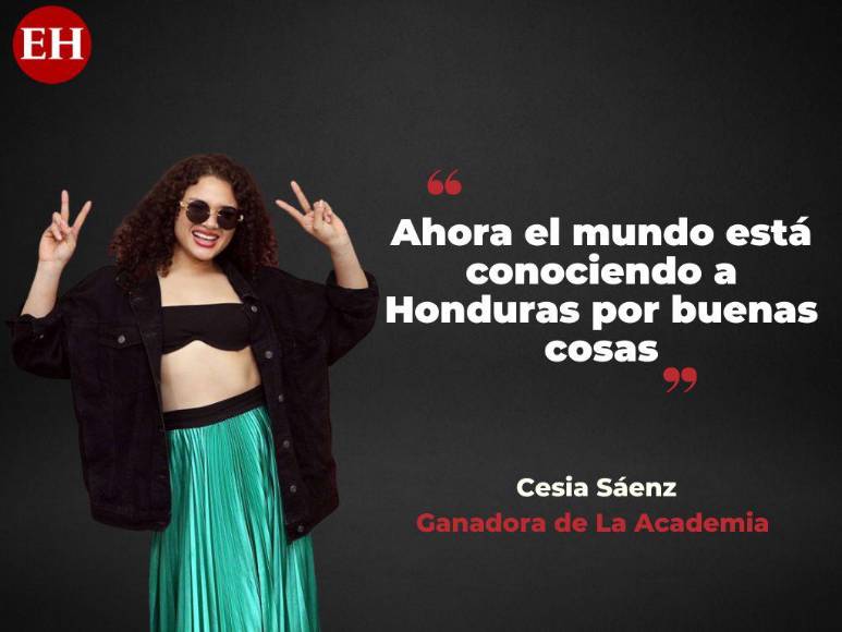 “Ahora el mundo está conociendo a Honduras por buenas cosas”: Las frases de Cesia Sáenz en entrevista exclusiva con EL HERALDO