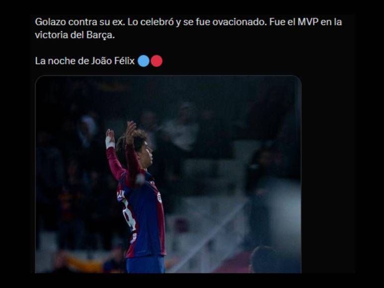 Memes João Félix contra su ex: Barcelona triunfa después de un tiempo