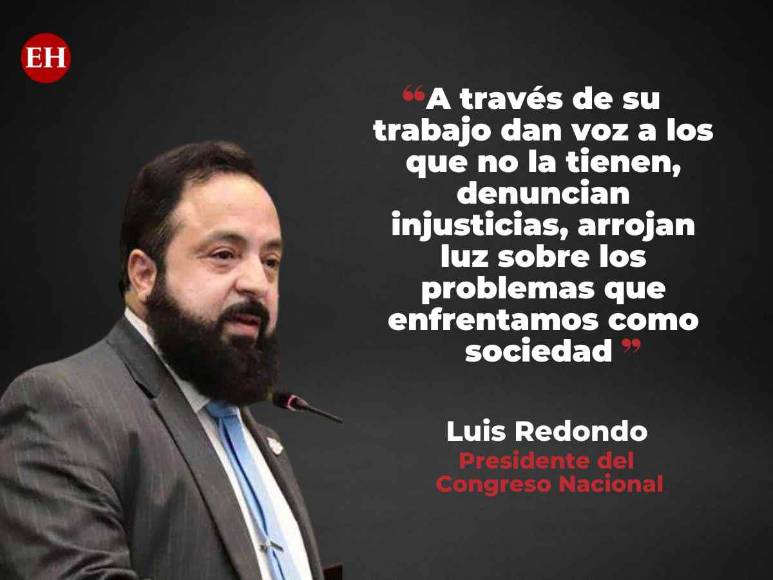 Las frases de Luis Redondo durante la entrega de los Premios Parlamentarios de Periodismo 2023