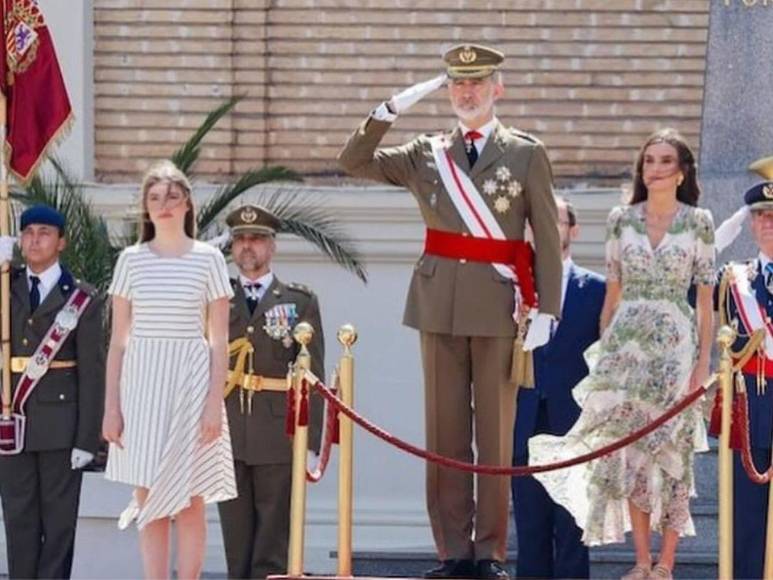 La princesa Leonor se despide de la academia militar en Zaragoza