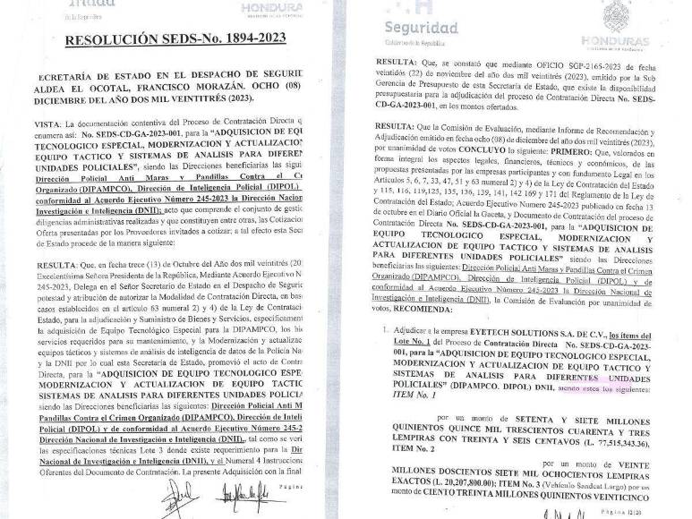 Con millonario pago a empresas intermediarias: así fue la compra directa de las 10 Black Mamba