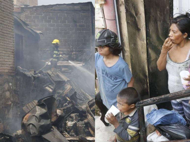 Tragedia: incendio dejó sin vivienda a 12 niños y a sus familias en la capital