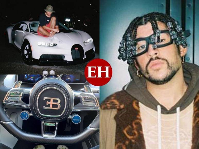 Así es el lujoso Bugatti que Bad Bunny estaría vendiendo para promocionar su nuevo tema