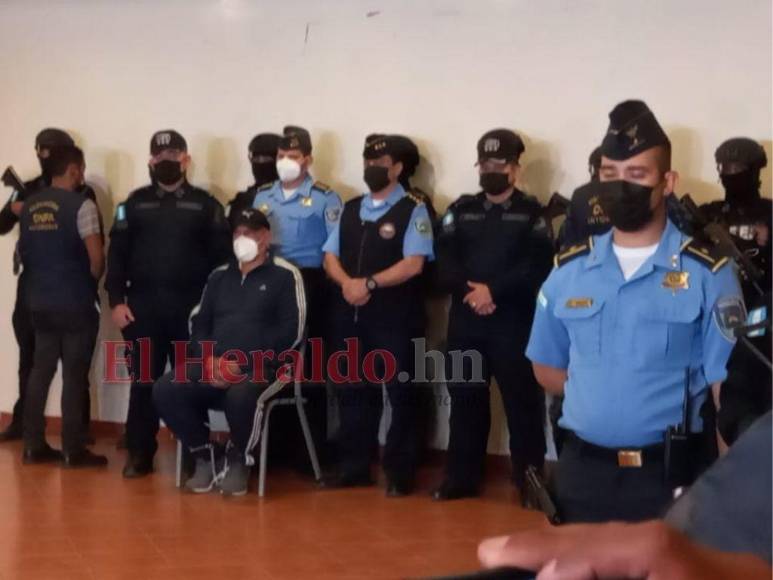 En imágenes: así fue la presentación del extraditable Juan Carlos ‘El Tigre’ Bonilla