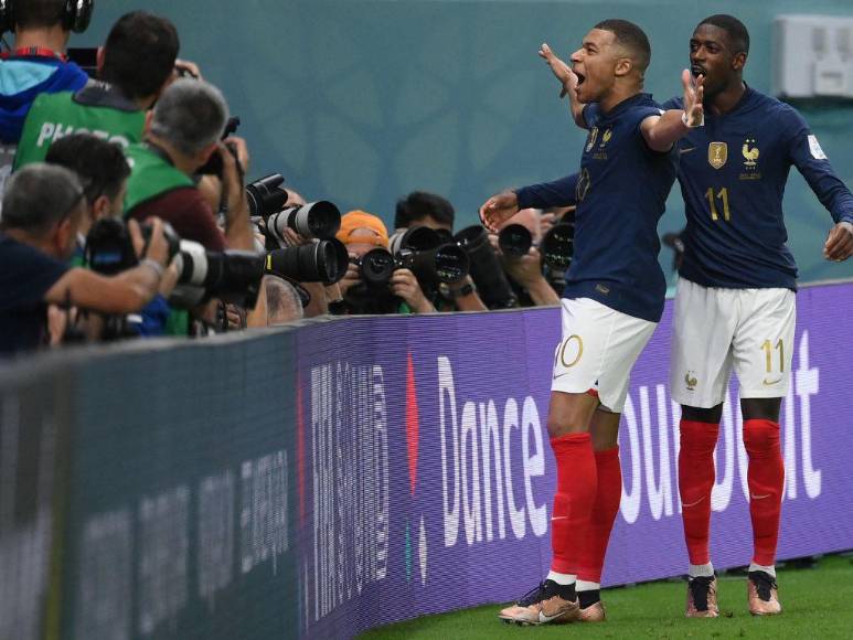 Las mejores imágenes que dejó la goleada 4-1 de Francia a Australia en el Mundial Qatar 2022