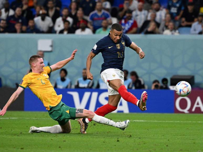 Las mejores imágenes que dejó la goleada 4-1 de Francia a Australia en el Mundial Qatar 2022