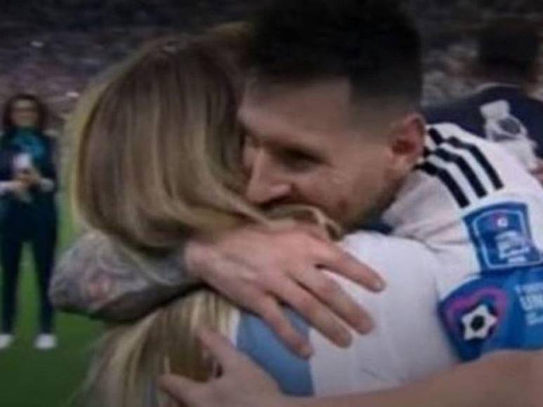 ¿Quién es Antonia Farias, la mujer que Messi abrazó en la final del Mundial de Qatar 2022?