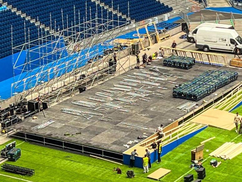 Así preparan el Santiago Bernabéu para darle la bienvenida a Mbappé