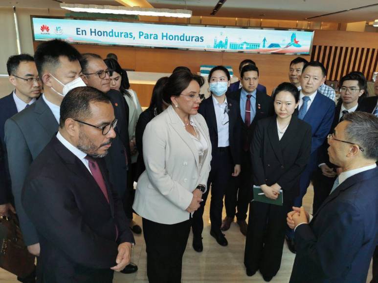 Reuniones con altos funcionarios y visita a Huawei: la agenda de la presidenta Xiomara Castro en China