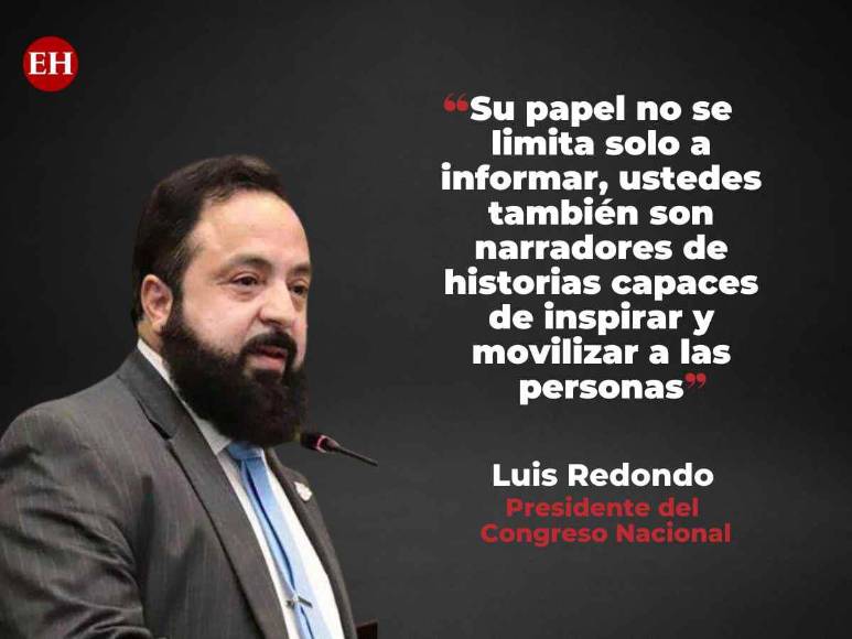 Las frases de Luis Redondo durante la entrega de los Premios Parlamentarios de Periodismo 2023