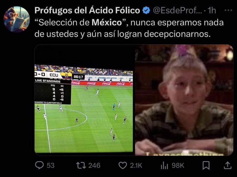 No solo fue eliminado de la Copa América; memes destrozan a México