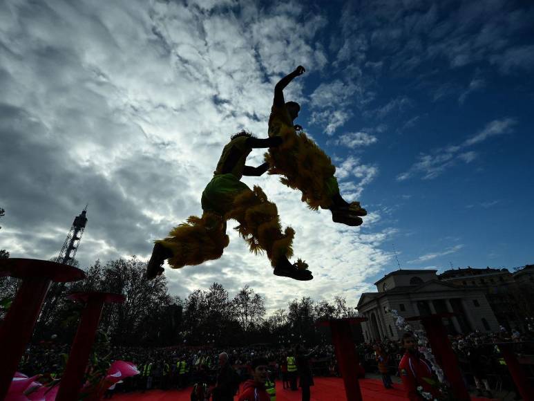 Bailes y disfraces: así se vivió la celebración del Año Nuevo chino en diferentes partes del mundo