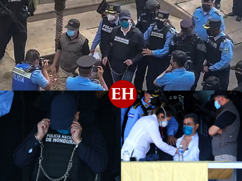 Lo que no se vio de la captura y presentación del expresidente Hernández